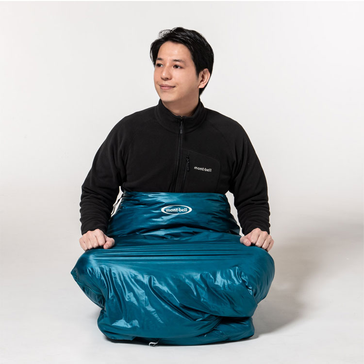 モンベル mont-bell シームレス ダウンハガー800 #3 ブルーグリーン