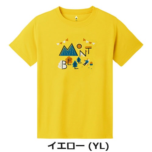 モンベル mont-bell コットンT Kid's キャンプサイト 130-160（キッズ