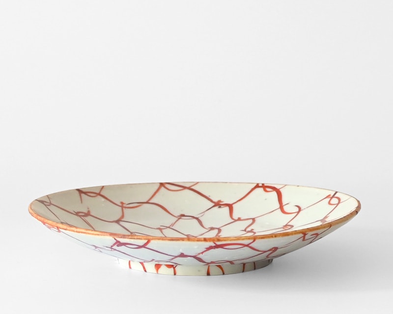 中尾万作 赤あみ6.5寸皿 | ブランド,中尾万作 | YUI LIVINGS | 神戸