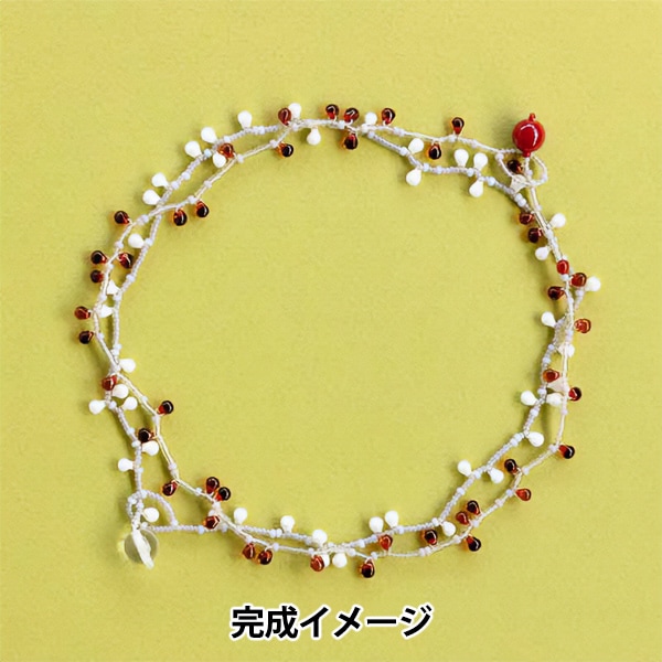 ビーズキット 『ビーズネックレスキット ストロベリー BFK630』 MIYUKI