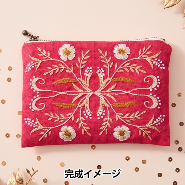 動画付き】 刺しゅうキット 『アラベスク ローズ 578』 戸塚刺しゅう