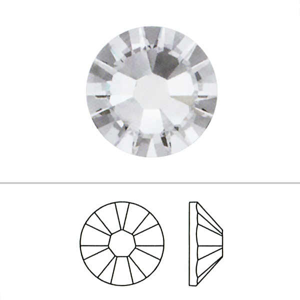 スワロフスキー 『#2058 XILION Rose Enhanced ライトシャム SS5 100粒