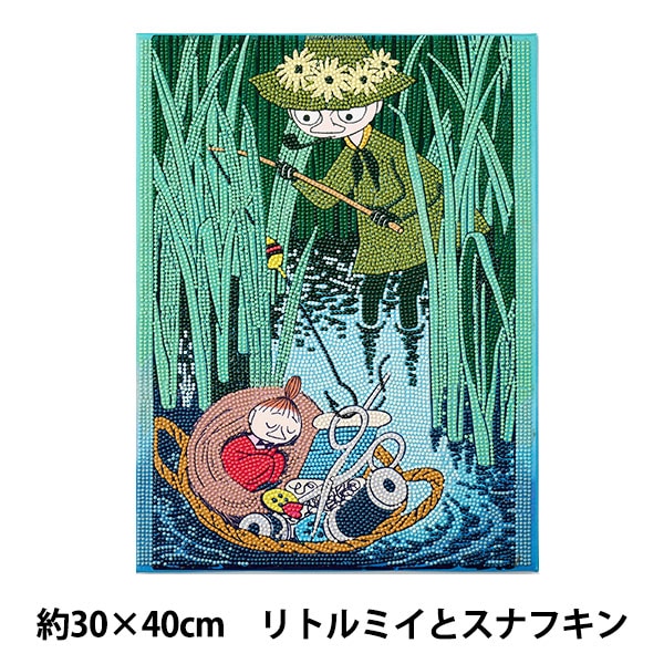 ビーズキット 『ダイヤモンドフィックス ムーミン お花畑とリトルミイ