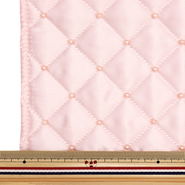 生地 『ビーズキルトカットクロス 約65cm×70cm ピンク C-HS