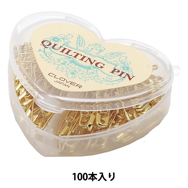 パッチワーク用品 『キルトしつけピン No.1 100本入り 57-405』 Clover