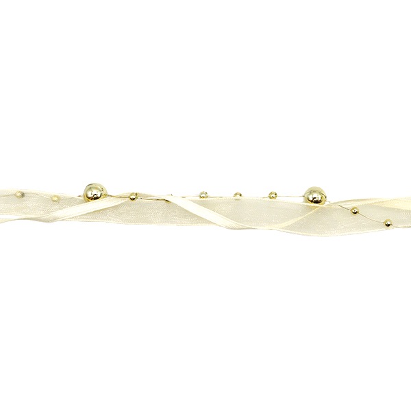 数量5から】 リボン 『ファンシーパール 2cm幅 4番色 2142-04