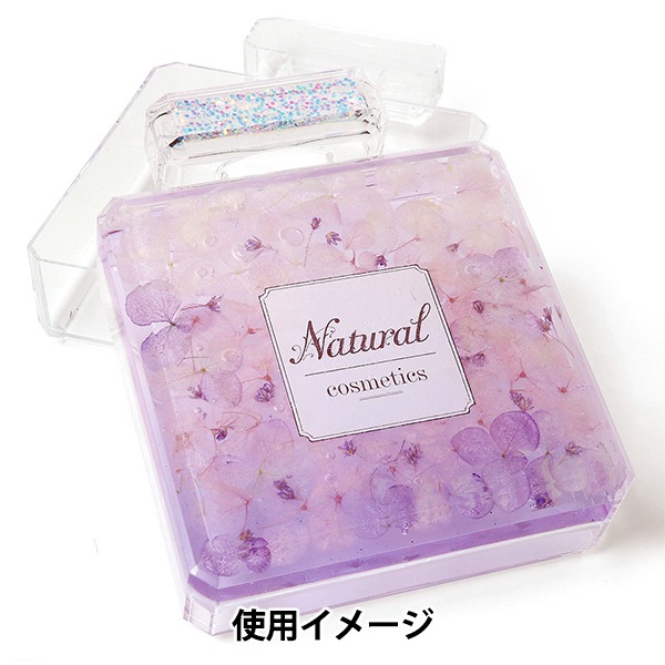 アレンジベース 『アクリルケース 香水瓶 クリア 大 HBR-417』 ビーズ