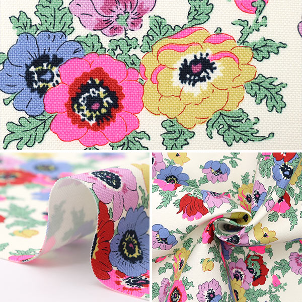 数量5から】 生地 『リバティ・ファブリックス 11号帆布 マデリン