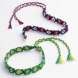 組紐 ミサンガ 『プロミスリング (ひし形模様) PR-6』 Olympus