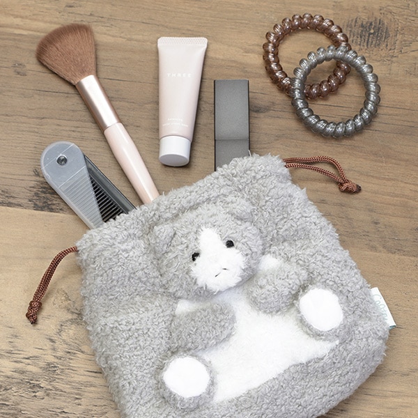 小物入れ 『アニマル巾着 ねこ 41688』 生活雑貨,ポーチ・小物入れ