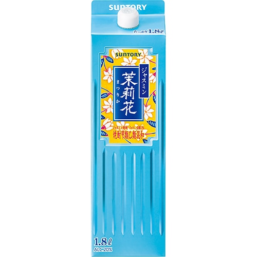 サントリー ジャスミン焼酎 茉莉花 1.8Lパック 1800ml×6本 ケース u-yu