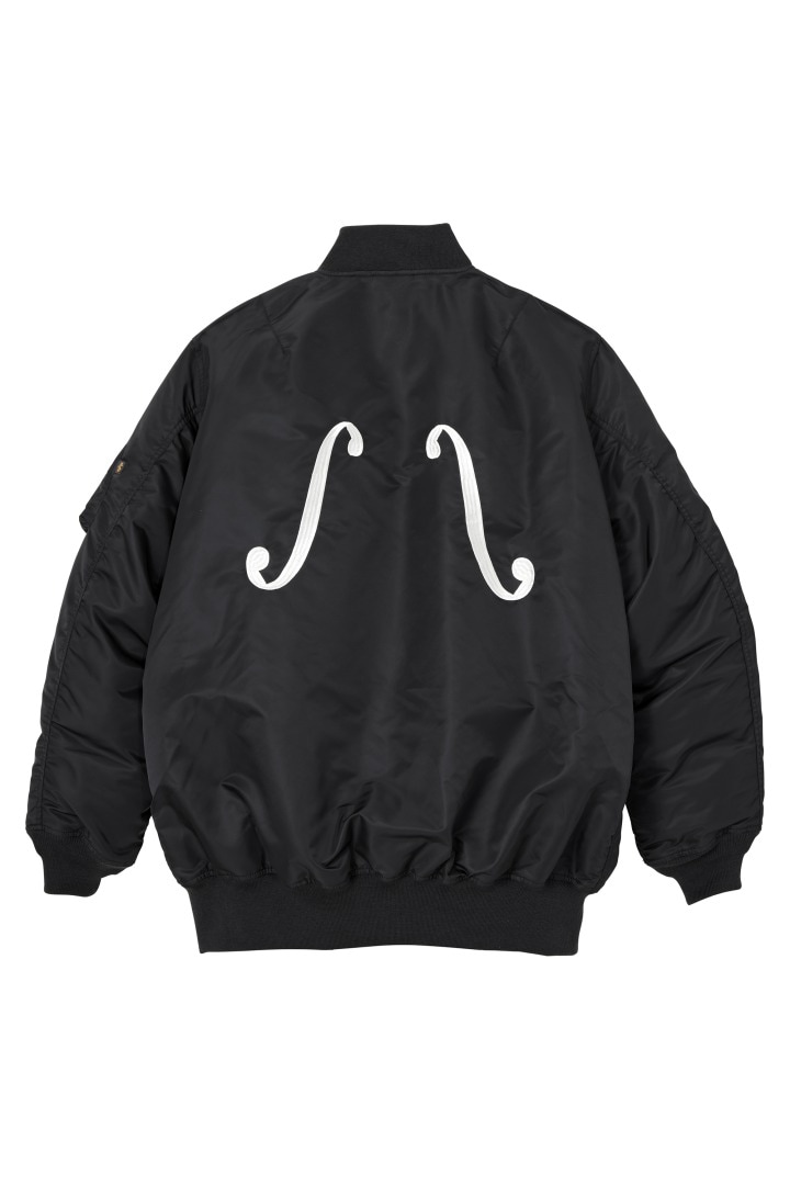 ALPHA INDUSTRIES MATIN AVENIR MA-1 パフィジャケット ブラック