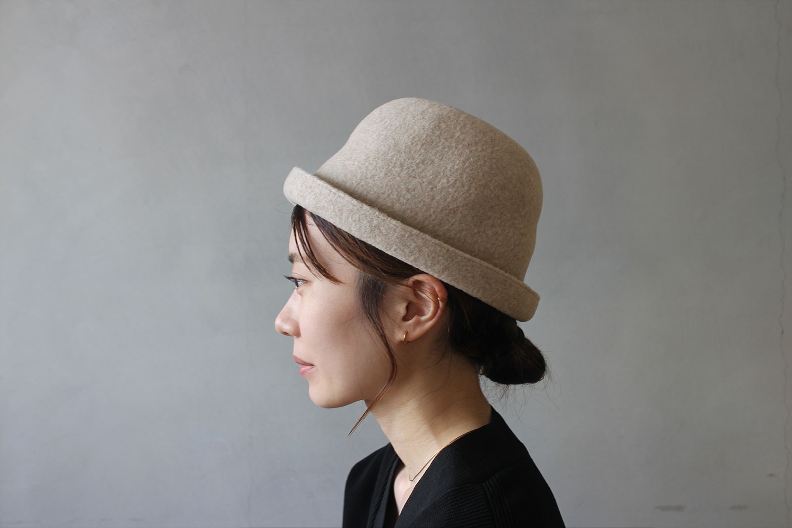 bell hat - lamb wool | zuiun onlineshop