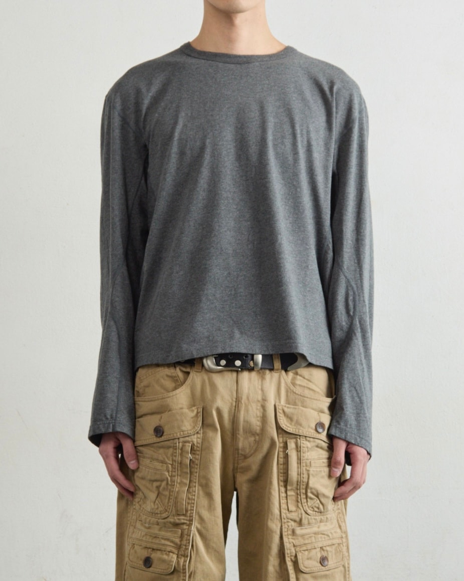 NVRFRGT ネヴァーフォーゲット 25AW LONG SLEEVE T SHIRT (CHARCOAL