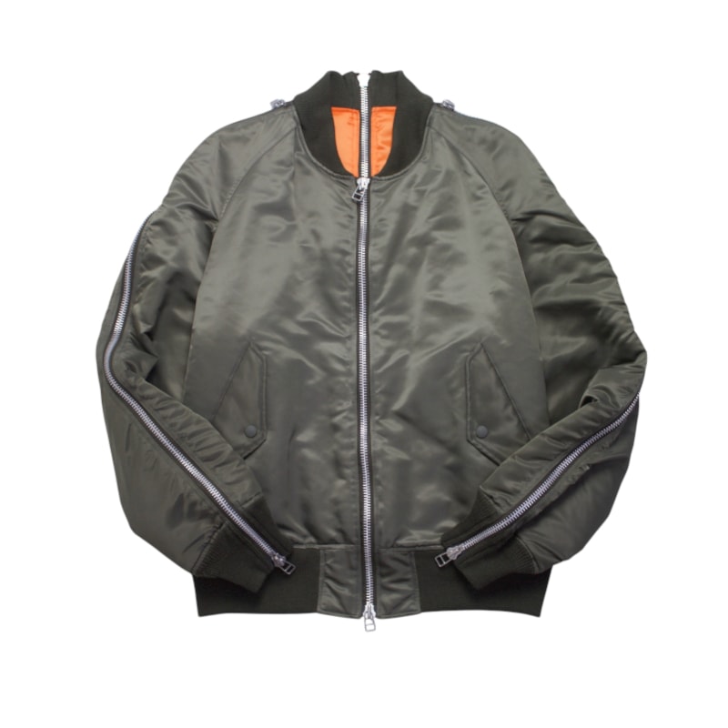 JOHNLAWRENCESULLIVAN ジョンローレンスサリバン ZIPPED BOMBER JACKET