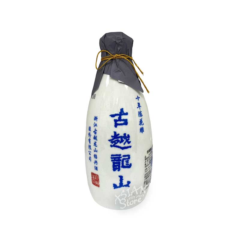 常温便】【紹興酒】古越龍山 陳醸10年 景徳鎮ボトル 500ml/16度