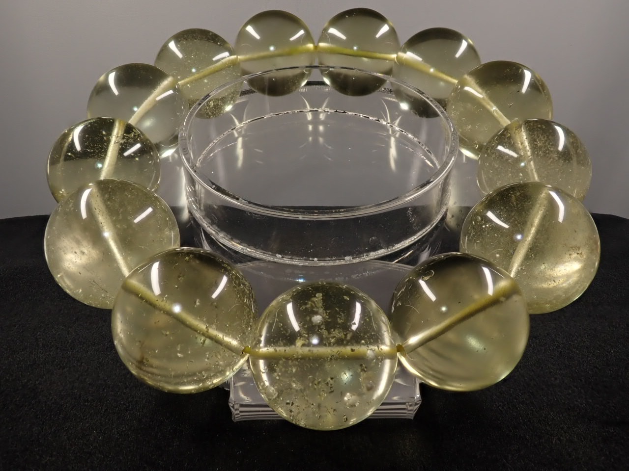 リビアングラス ブレスレット 19.0㎜ XA | 天然石,隕石系,リビアン