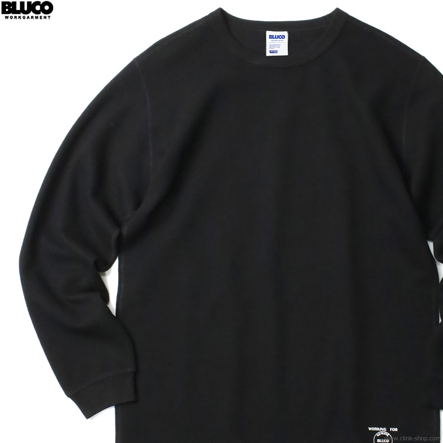 CLINK｜BLUCO THERMAL SHIRTS (BLACK) [145-12-014]｜東京・吉祥寺