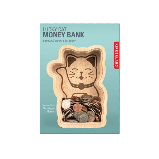 KIKKERLAND ラッキー キャット マネー バンク | 招き猫の貯金箱