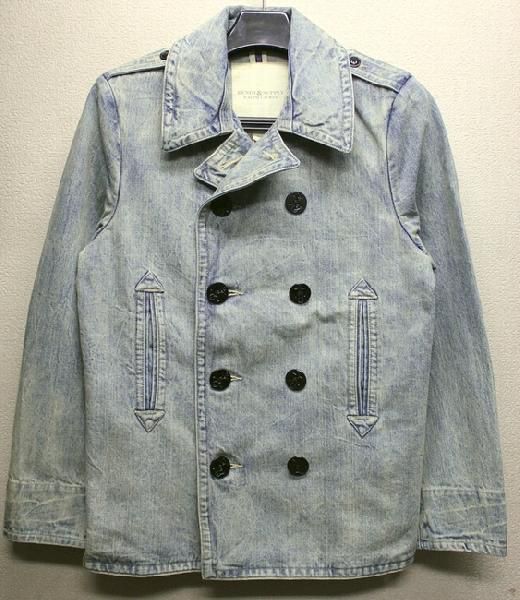 ラルフ DENIM&SUPPLY デニム & サプライ デニム Pコート ブルー M
