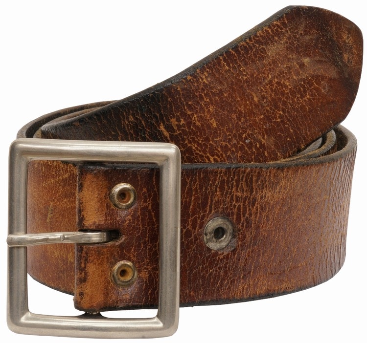 一点物 希少 】ヴィンテージ レザー ベルト アンティーク ブラウン No