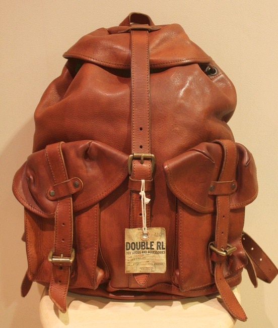RRL / ダブルアールエル 「Riley Leather Rucksack」 イタリアンレザー