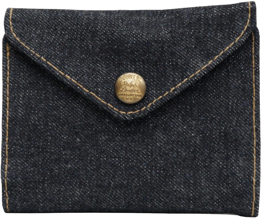 ダブルアールエル) RRL インディゴ 日本製デニム ビルフォールド