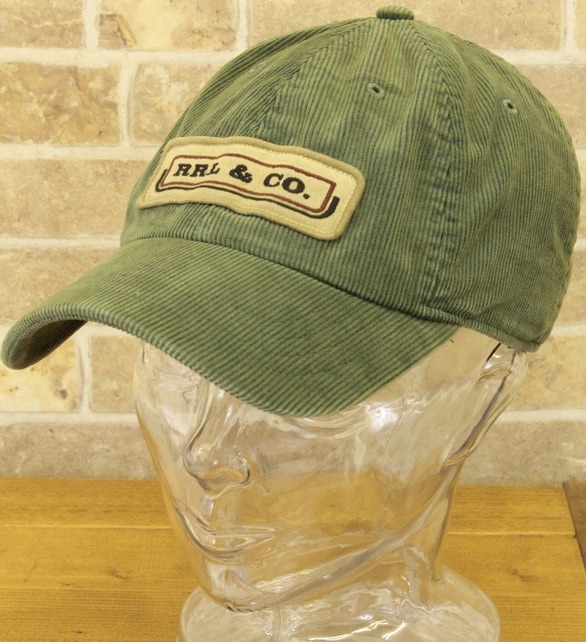 ダブルアールエル) RRL コーデュロイ ボール キャップ ヴィンテージ