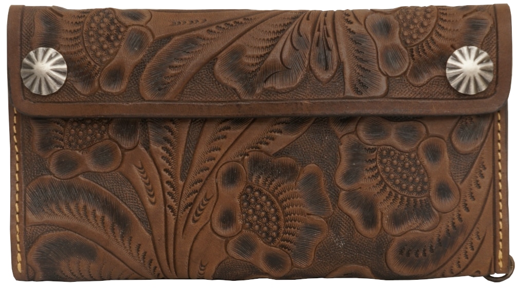 ダブルアールエル) RRL ハンドツールド レザー ウォレット 長財布 Hand