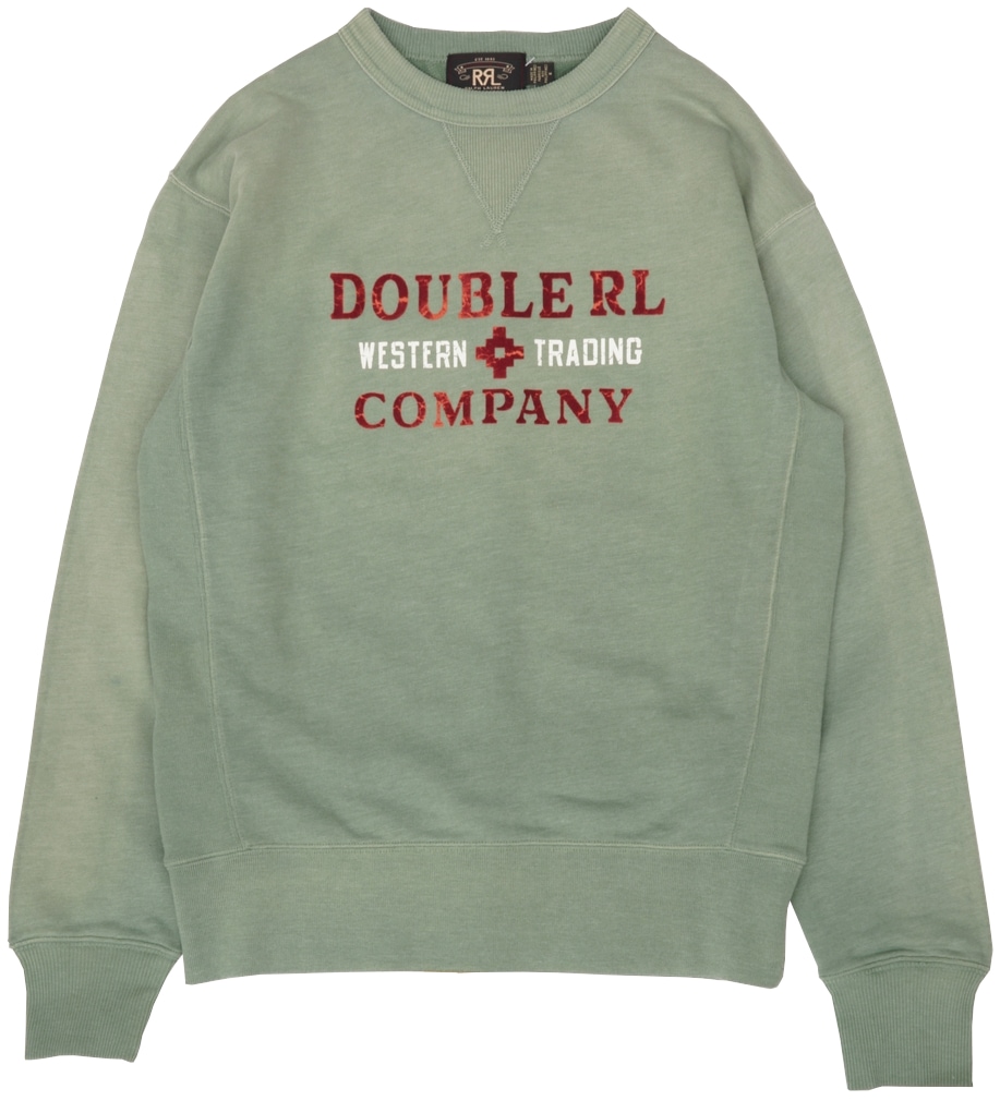 ダブルアールエル) RRL ロゴ フレンチ テリー スウェット トレーナー