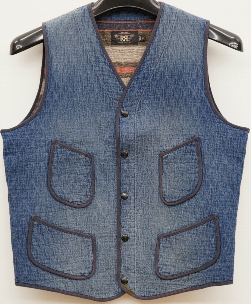ダブルアールエル) RRL Badgett コットンブレンド ベスト メンズ Vest