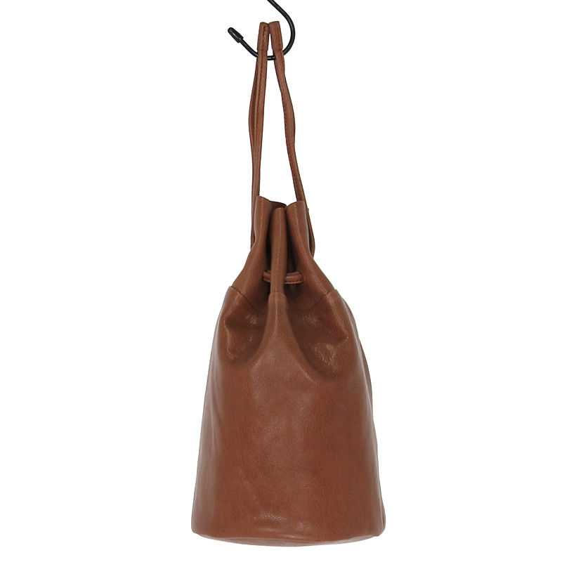 モト MOTO GOAT LEATHER POUCH ゴートレザー巾着ポーチ 巾着バッグ