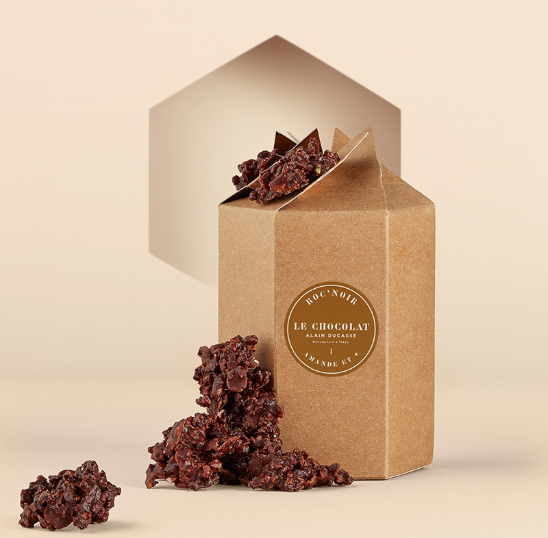 ロック 150g ノワール アーモンド｜【公式】チョコレート専門店ル