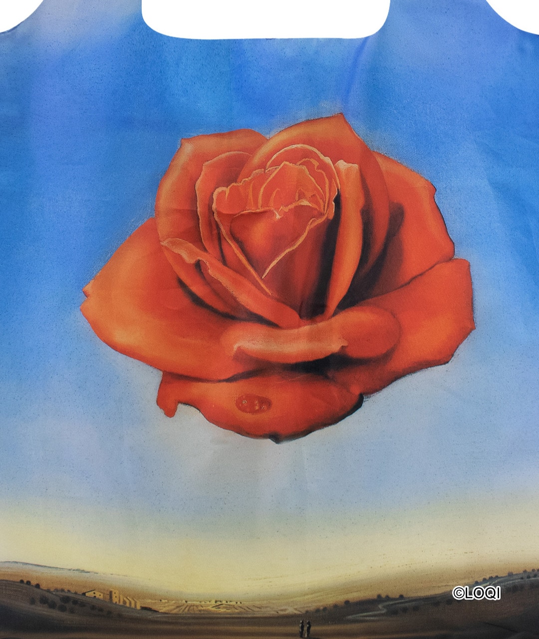 LOQI サルバドール・ダリ トートバッグ [Meditative Rose