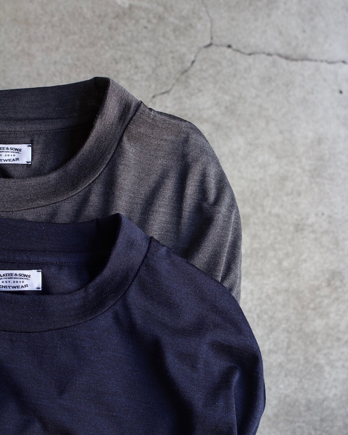 MAATEE&SONS (マーティーアンドサンズ) | SILK LONG SLEEVE TEE