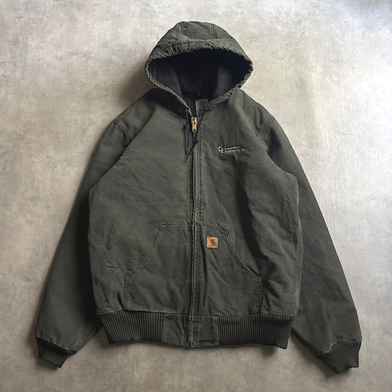 00'S CARHARTT ACTIVE JACKET M/GREEN 00年代 カーハート アクティブ