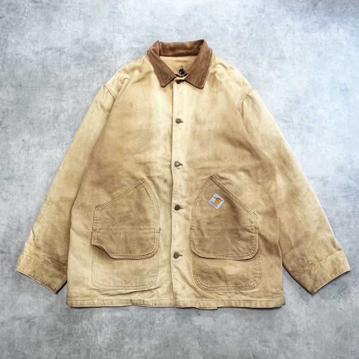 90'S CARHARTT Duck Hunting Jacket Made in USA BEIGE/XL 90年代