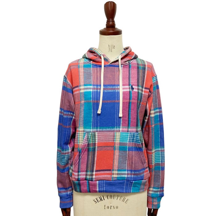 ポロ ラルフローレン レディース マドラスチェック ポニー刺繍