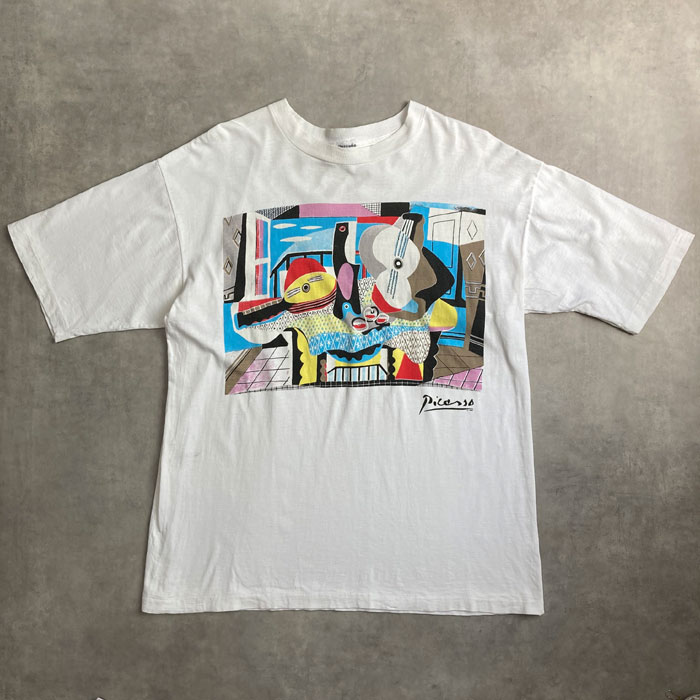 90's Pablo Picasso Mandolin and Guitar' T-Shirts 90年代 パブロ