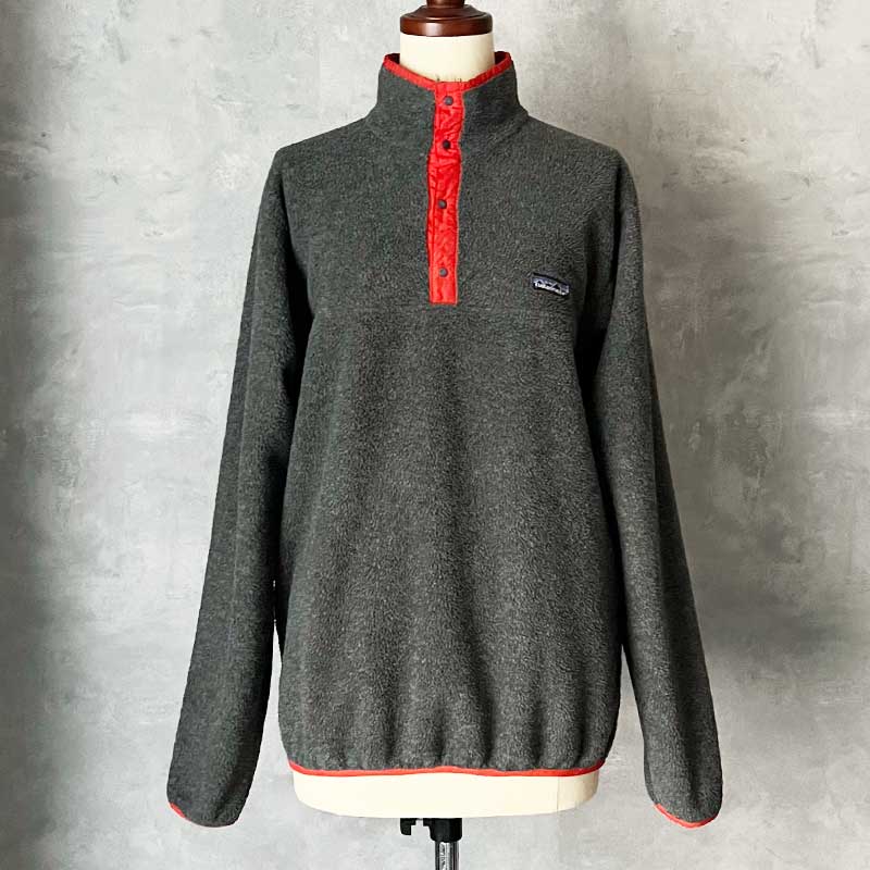 80'S PATAGONIA Synchilla Snap-T GRAY/L Made in USA 80年代