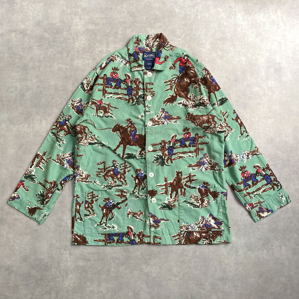 90's NICK&NORA COWBOY SLEEP WEAR SET-UP ニックアンドノラ