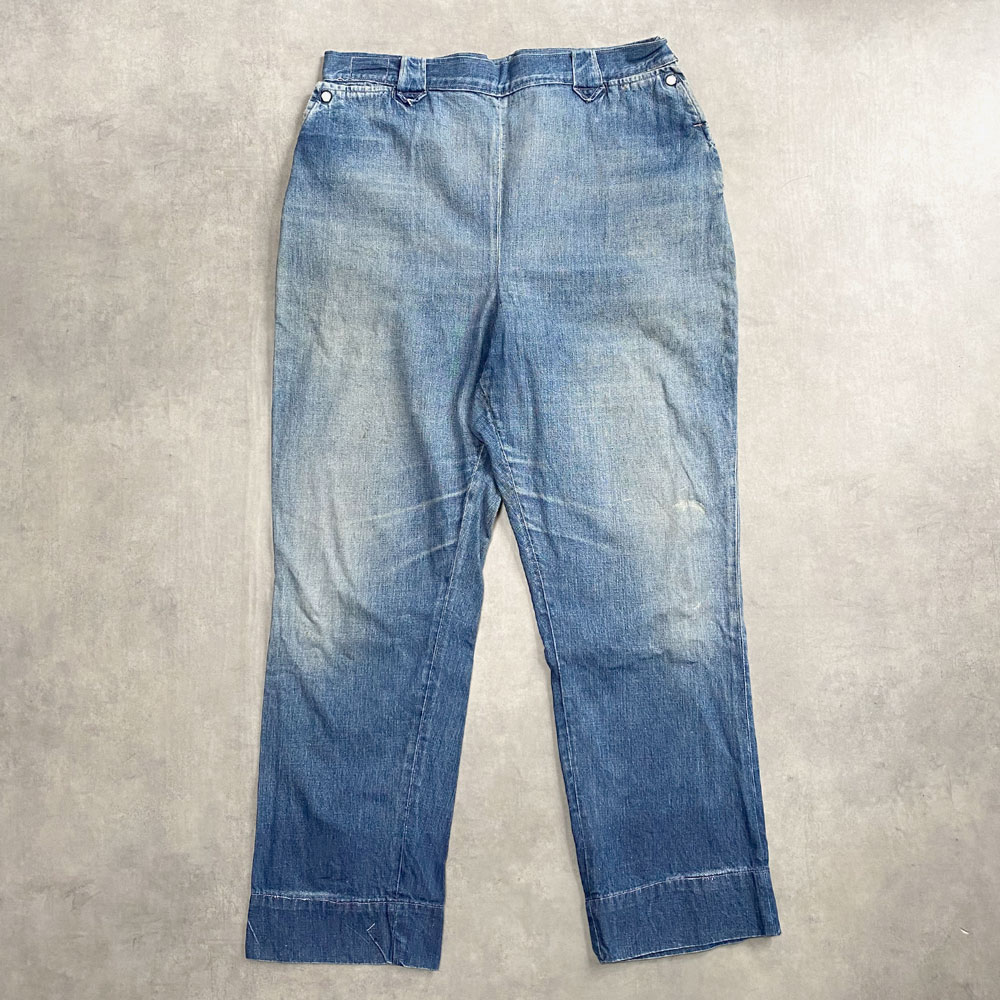 50's LEVI'S SHORT HORN DENIM RANCH PANTS 50年代 リーバイス