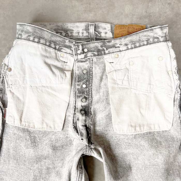 80's Levi's 501 CHEMICAL WASH MADE IN USA W33L30 90年代 リーバイス