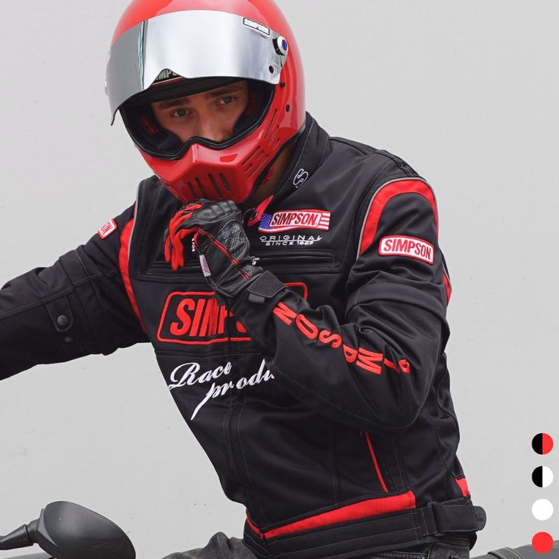 SIMPSON NSW-C02 ライダース ウィンタージャケット 秋冬モデル