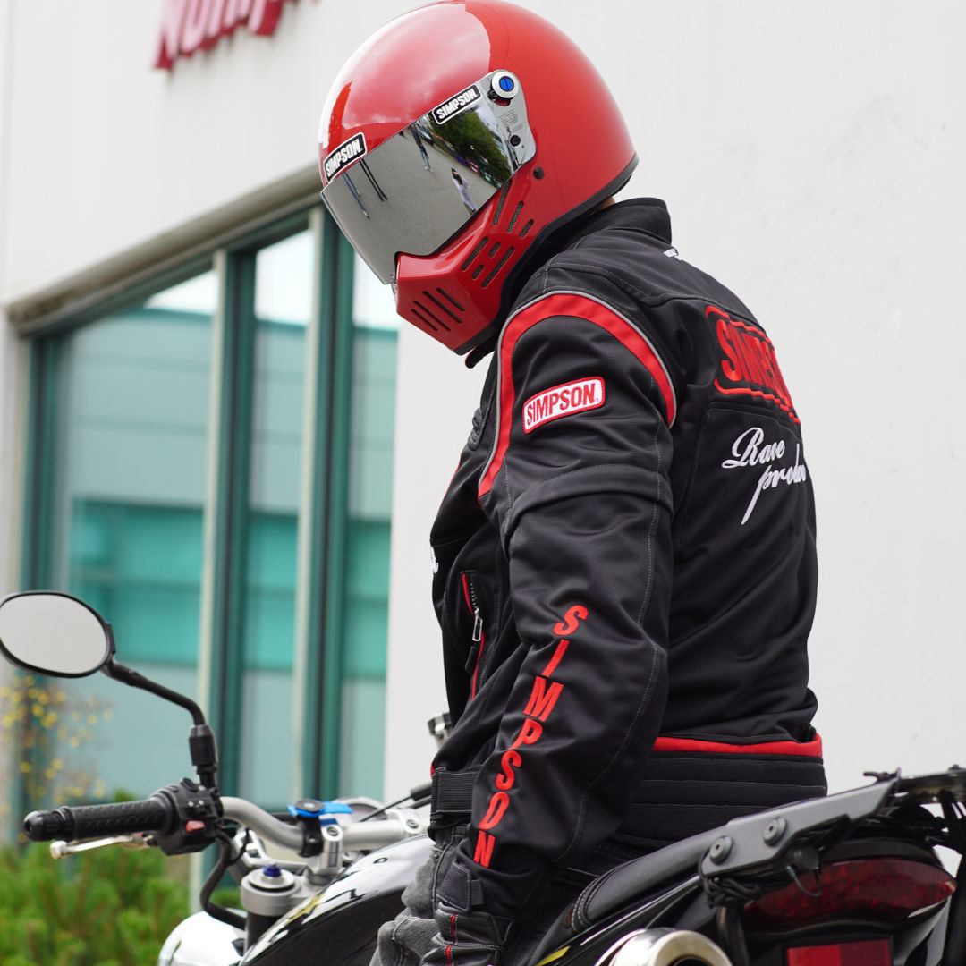 SIMPSON NSM-D02 ライダース メッシュジャケット 春夏モデル | SIMPSON