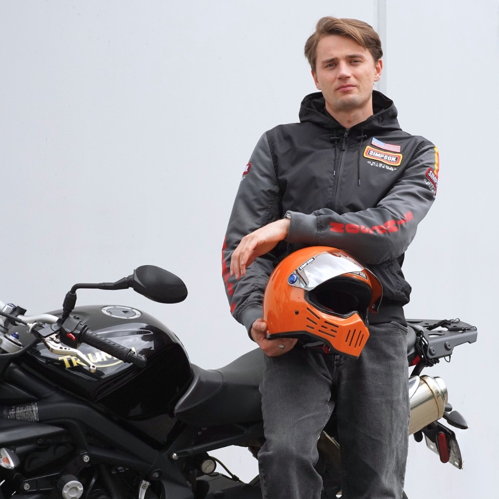 SIMPSON M30 オレンジ | SIMPSONヘルメット公認オンラインストア