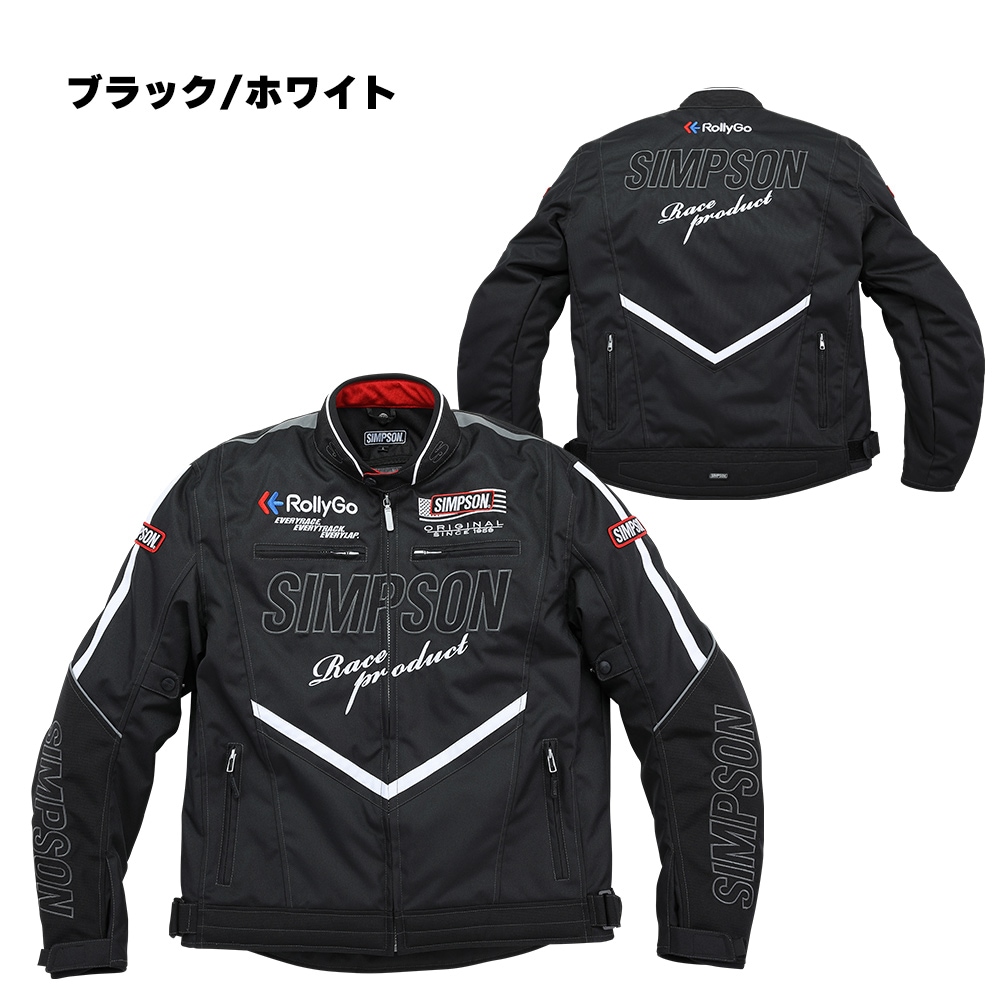 SIMPSON NSW-C01 ライダース ウィンタージャケット 秋冬モデル