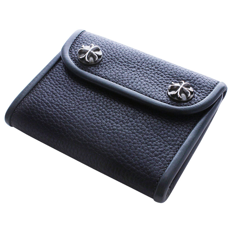 SMALL 3-FOLD SKULL & X-BONES WALLET | ウォレット | トラヴィス