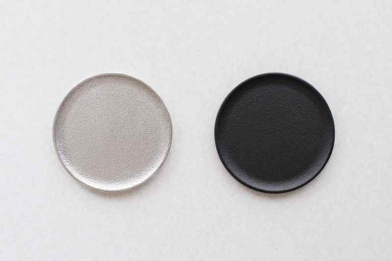 香皿 ラウンドトレー S 銀 黒 お香立て おしゃれ かわいい インセンス