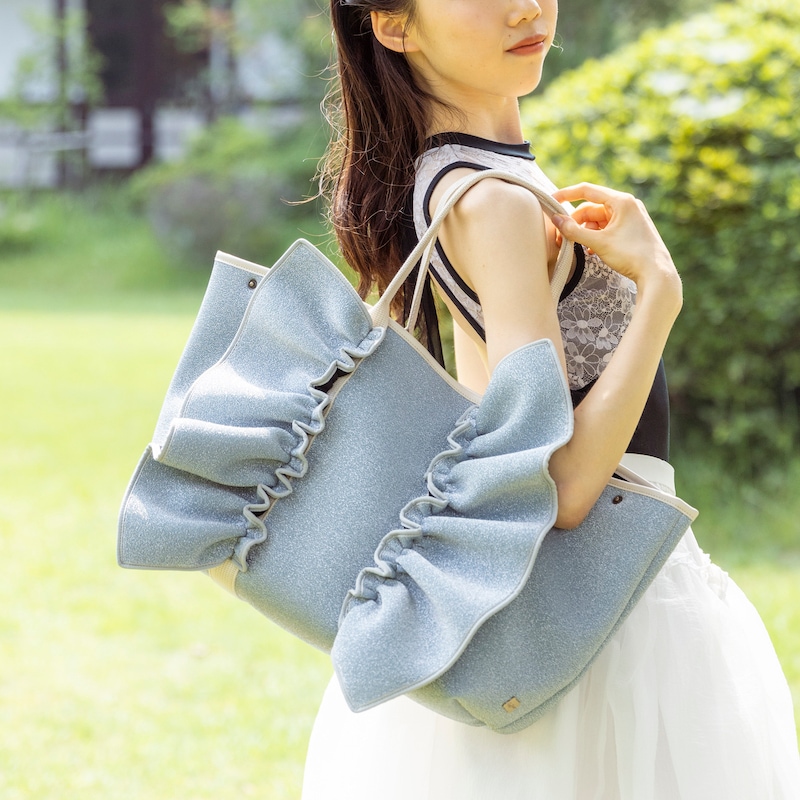 RAPTURE 【一部予約】L ネイプルズラッフルトートメタリック-Lサイズ